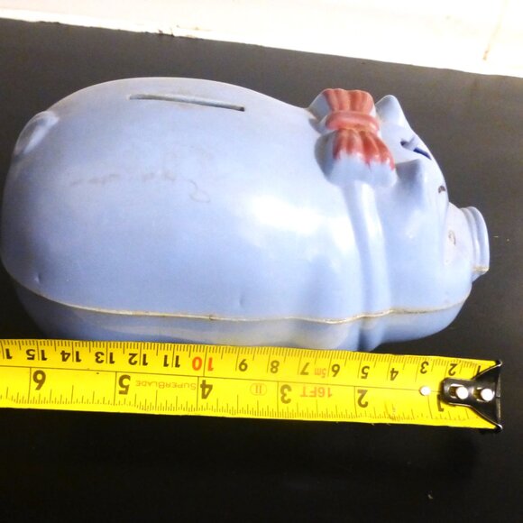 TYS - Rare Tudor Ross PIGGY BANK Plastic Bank ENGLAND Coin Collection Coin Bank - Picture 7 of 8